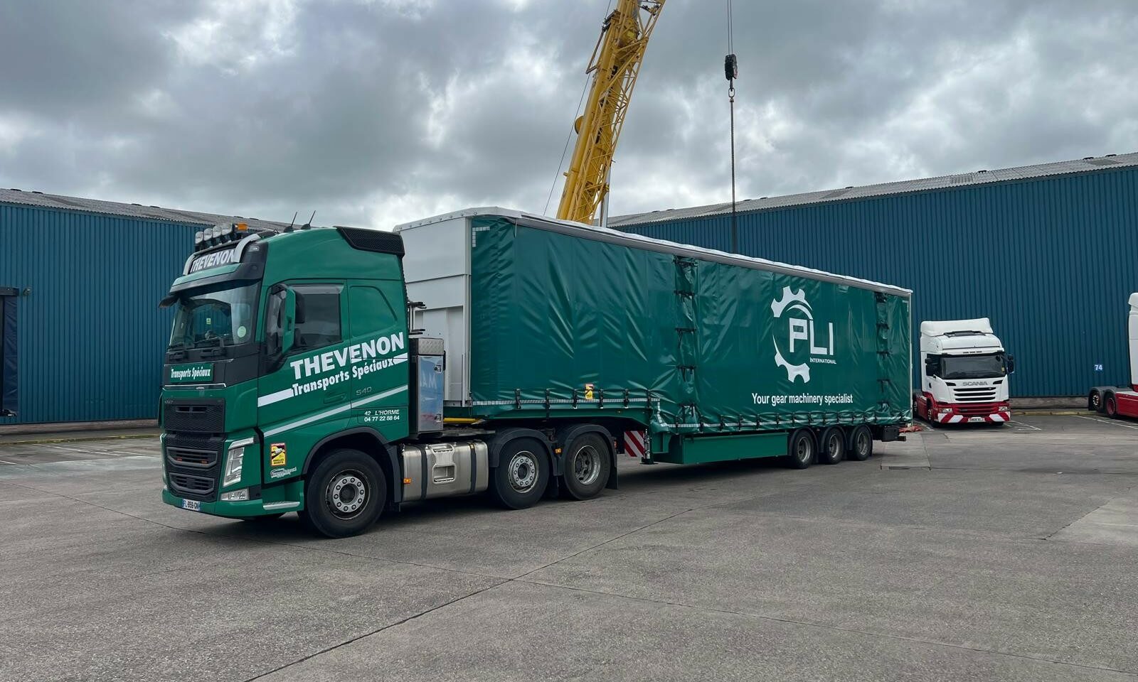thevenon transport speciaux- remorque extensible et réhaussable